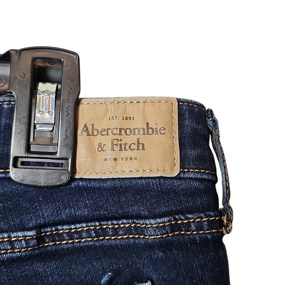 Abercrombie & Fitch Indigo Denim Jeans Size 8R 29x31 Women's - Picture 3 of 4